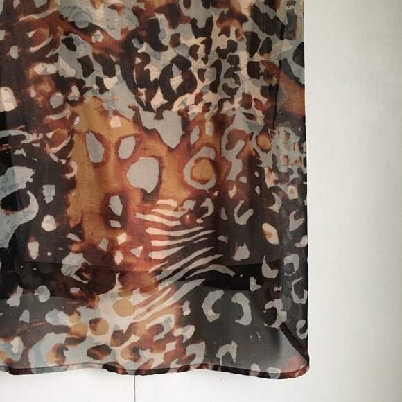 Soyaconcept Animal Print Two Layer Tank Top - Picture 6 of 15